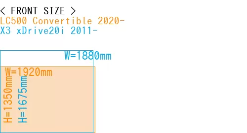 #LC500 Convertible 2020- + X3 xDrive20i 2011-